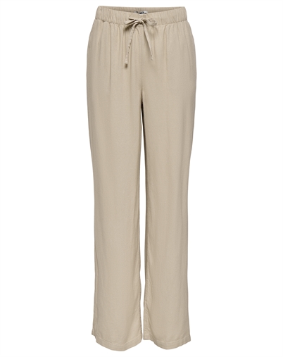 Only - ONLGoa Linen Pull-Up Hose - Cloud Dancer